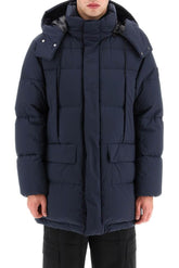 HOODED MIDI DOWN JACKET